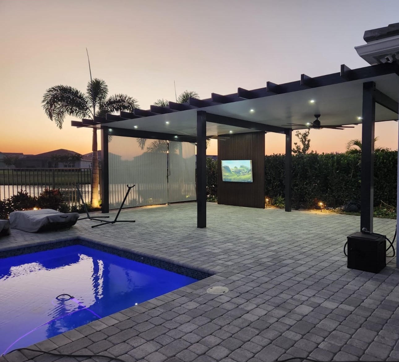 Freestanding Pergola — Winter Park — custom pergola by iContracting Construction